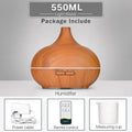 Wood Grain Aromatherapy Essential Oil Diffuser