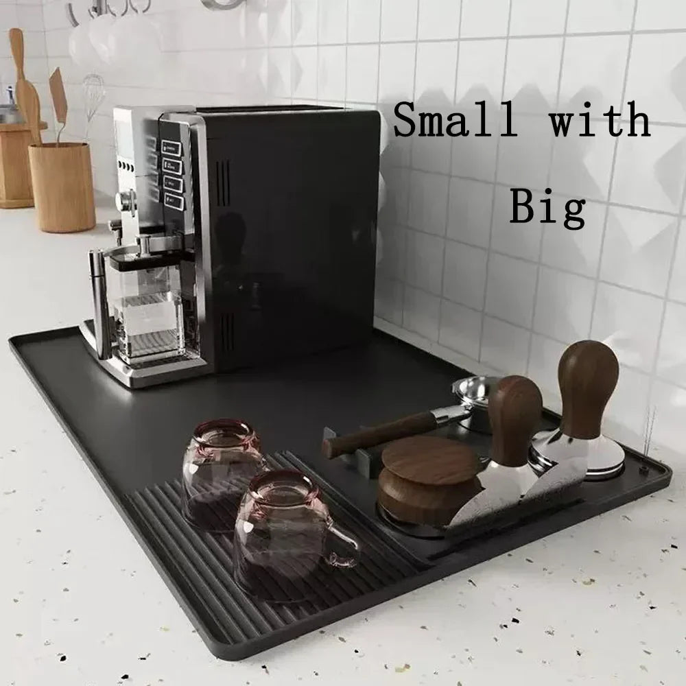 Silicone Coffee Mat Non-Slip Bar Mat for Countertops