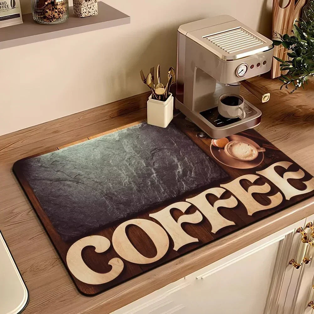 Waterproof Non-slip Coffee Machine Drain Pad Mat