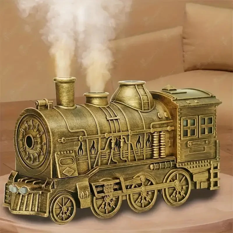 Mini Train Shape Essential Oil Diffuser with Light Mist