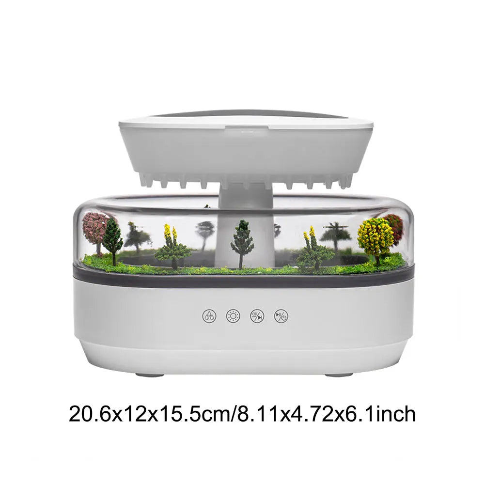 Cloud Rain Humidifier with 7 Colors and Essential Oils
