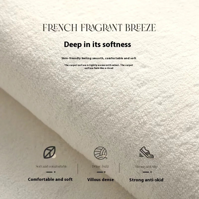 VIKAMA Halloween Eight-Ball Round Decorative Rug