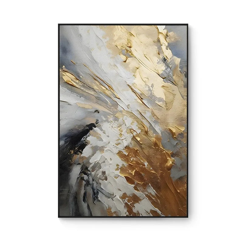 Hand Painted Acrylic Abstract Oil Painting Wall Decor