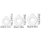 Nordic White Plastic Flower Vase for Home Decor