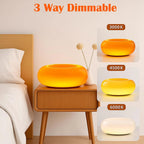 Doughnut LED Night Lamp with Touch Control and Warm Light