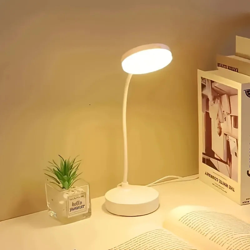 LED Desk Lamp with 3-Level Dimmer and USB Power