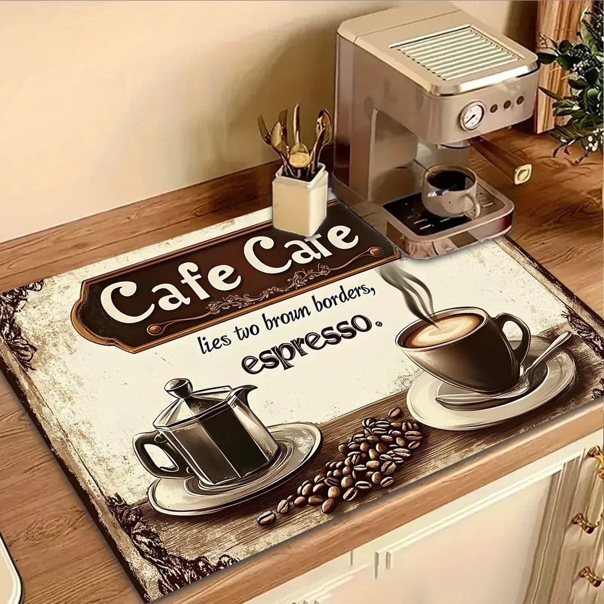 Waterproof Non-slip Coffee Machine Drain Pad Mat