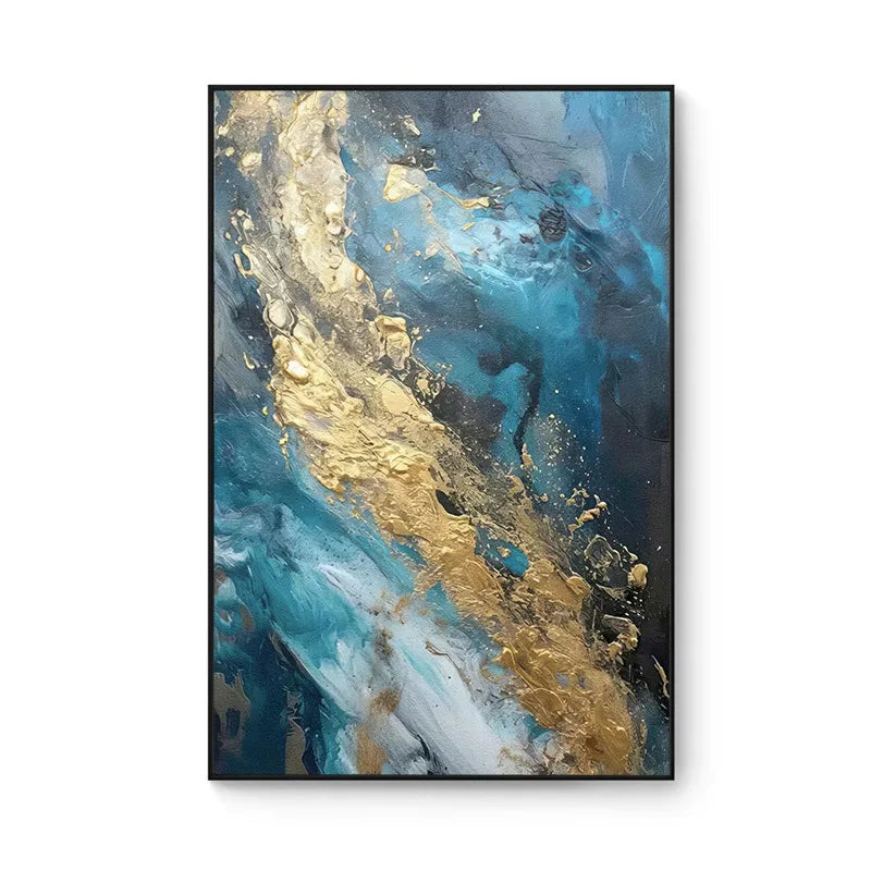 Hand Painted Acrylic Abstract Oil Painting Wall Decor