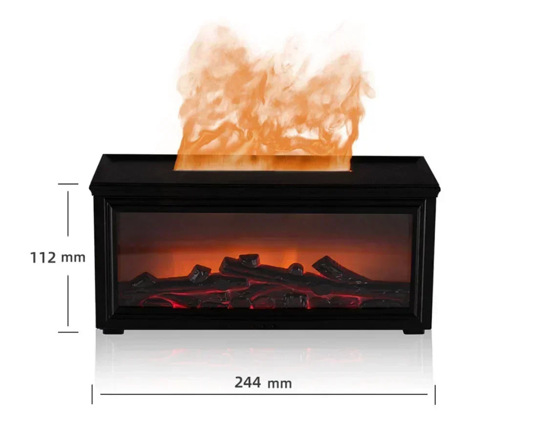Flame and Mist Humidifier Essential Oil Diffuser