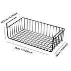Large Capacity Iron Hanging Basket for Wardrobe Storage