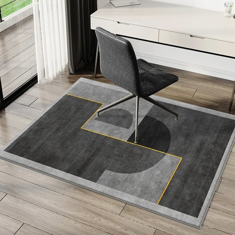VIKAMA Striped Polyester Floor Mat for Home Use