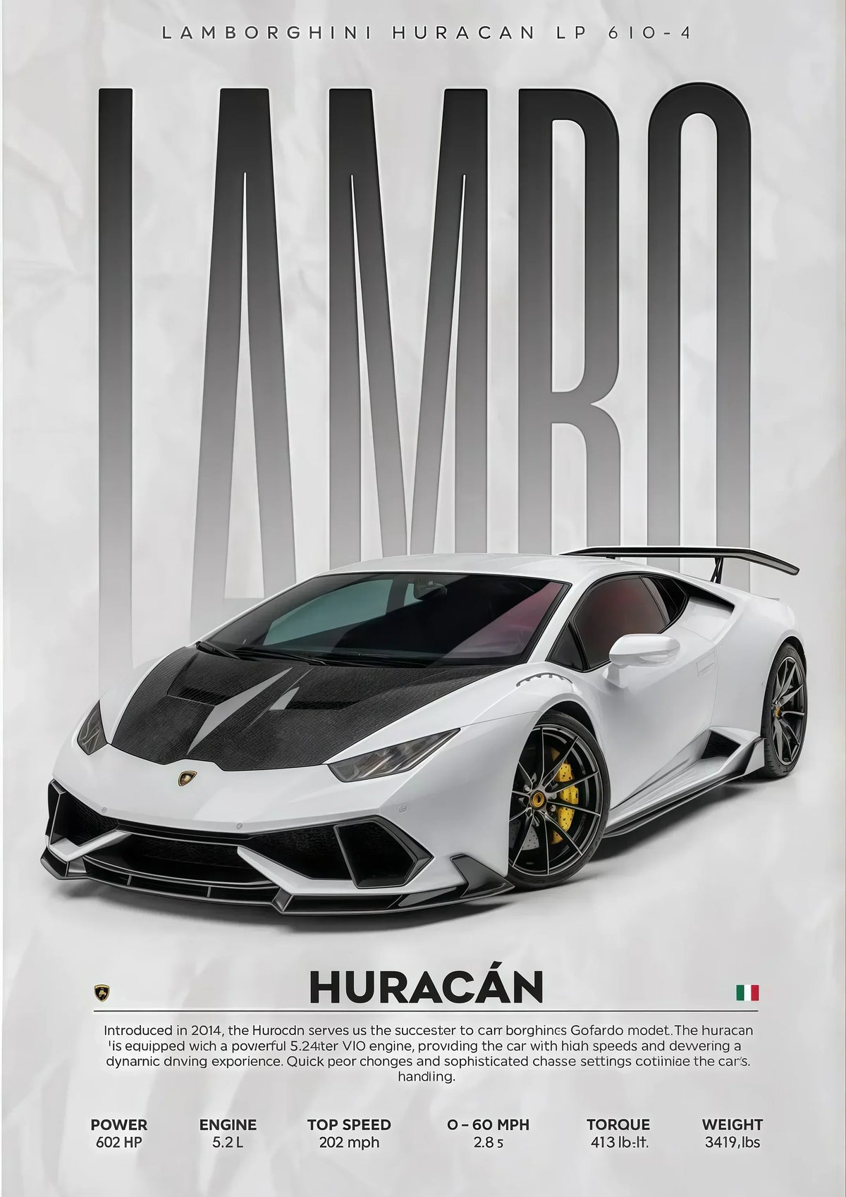 W16 750S Canvas Painting Sports Car Wall Art