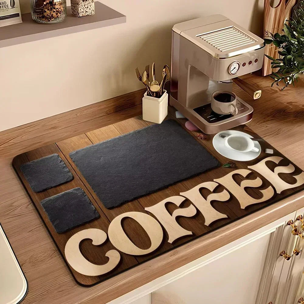 Waterproof Non-slip Coffee Machine Drain Pad Mat