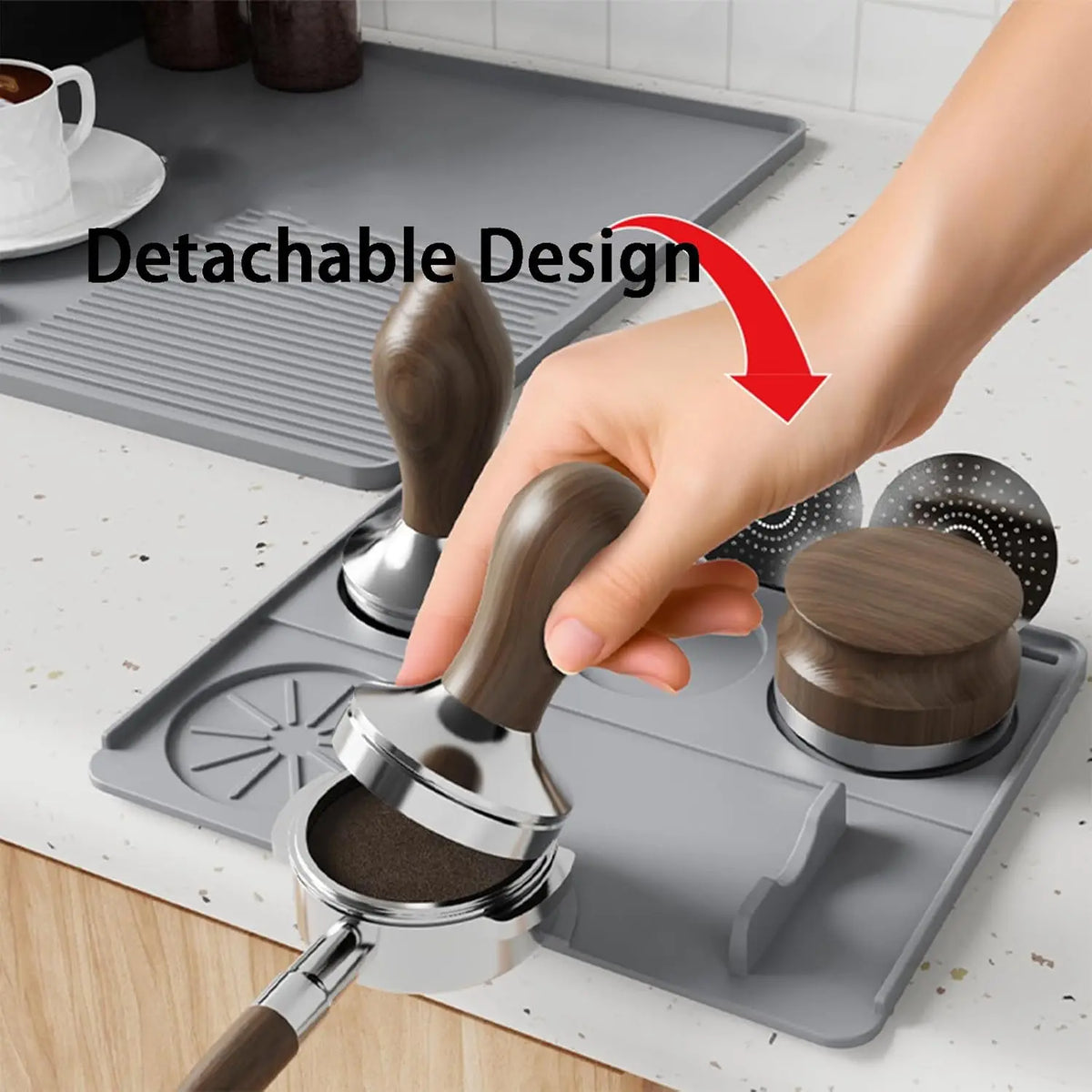Silicone Coffee Mat Non-Slip Bar Mat for Countertops
