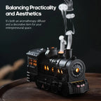 Mini Train Shape Essential Oil Diffuser with Light Mist