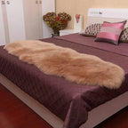 FORSWAN Soft White Faux Fur Area Rug for Kids and Adults