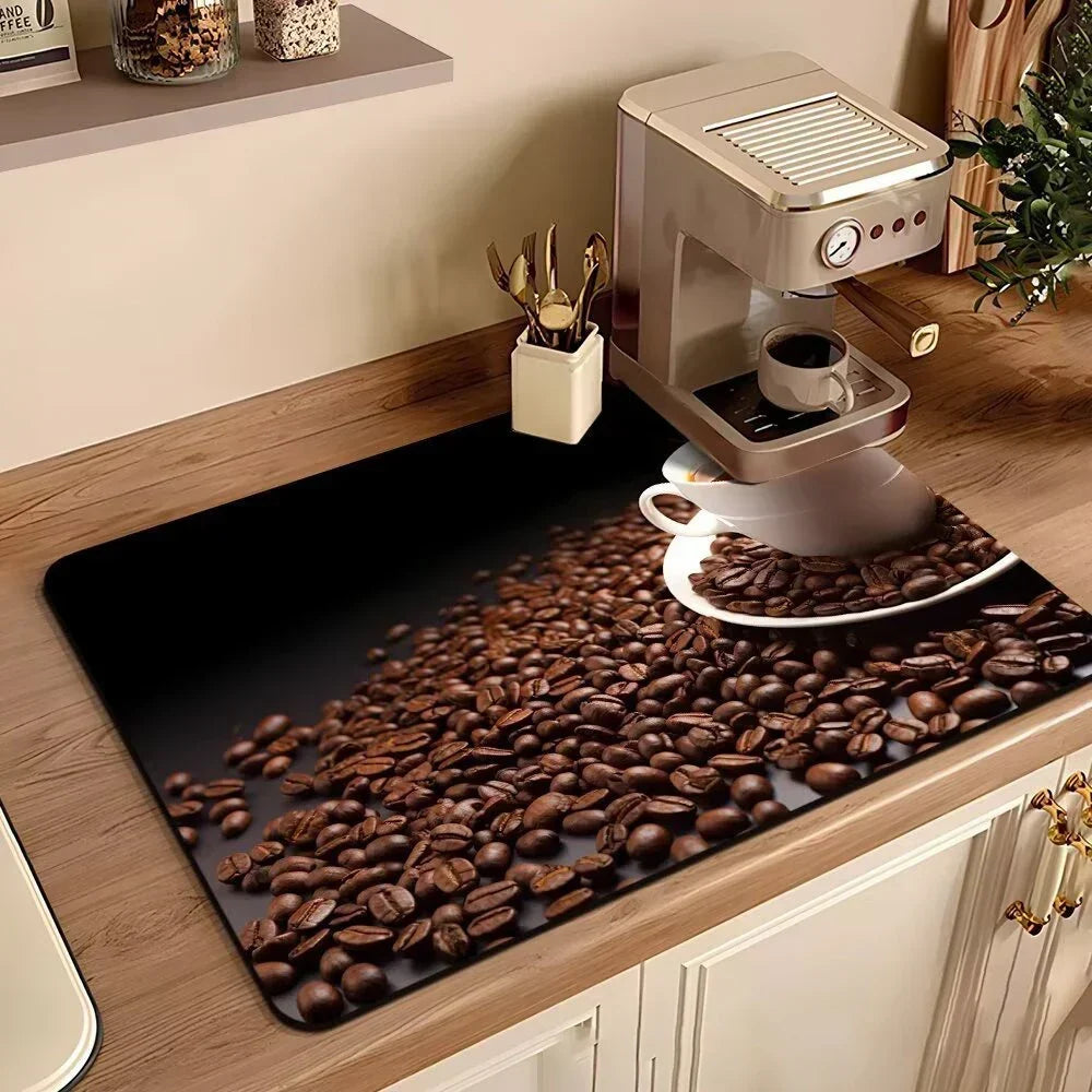 Waterproof Non-slip Coffee Machine Drain Pad Mat