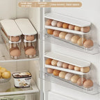 Plastic Egg Storage Box Automatic Rolling Dispenser