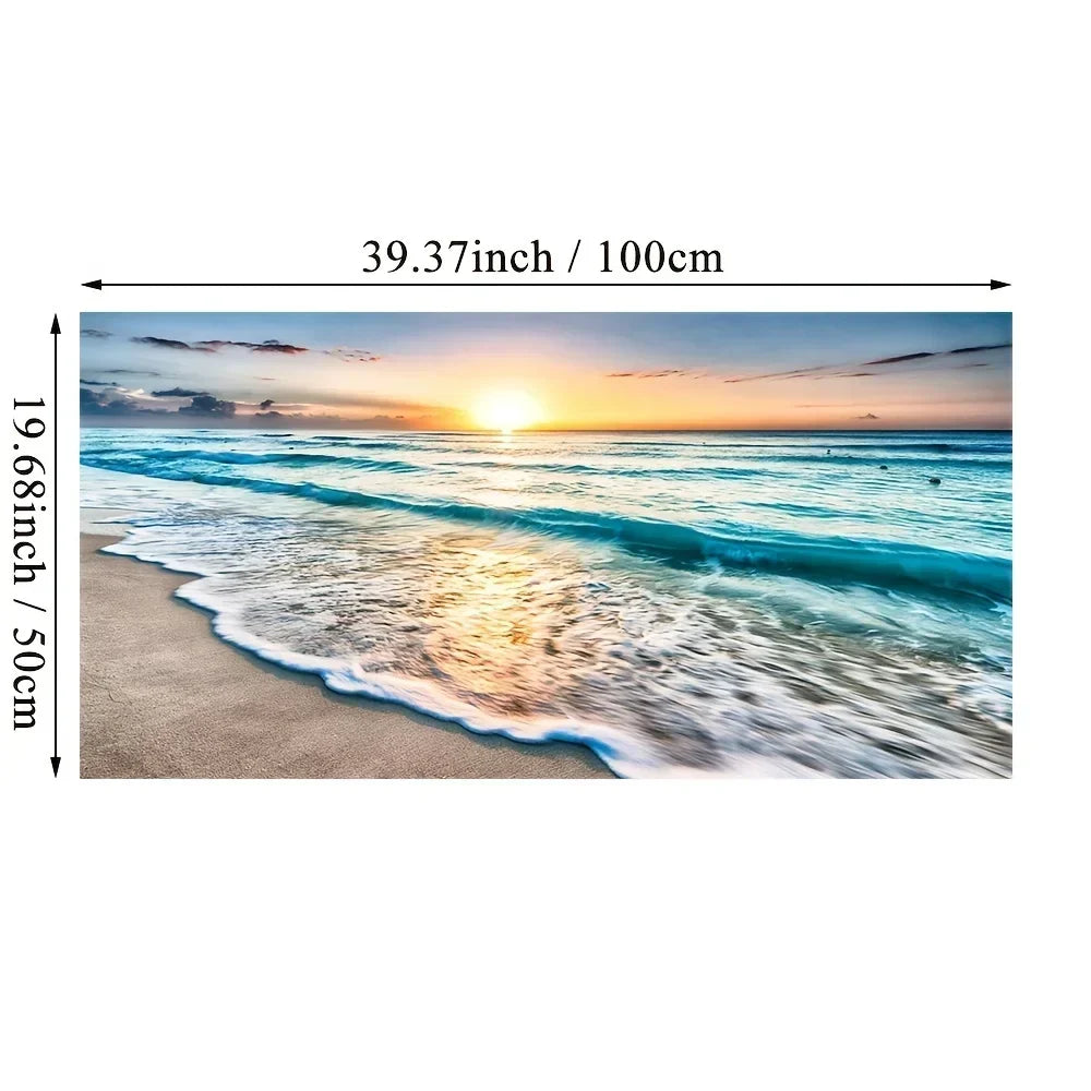 Beach Sunset Canvas Print for Home Decor