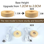 3D Crystal Ball Night Light Lamp for Kids 5cm