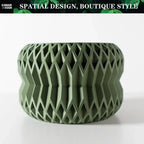 Biodegradable 3D Printed Plant Pot for Home Decor