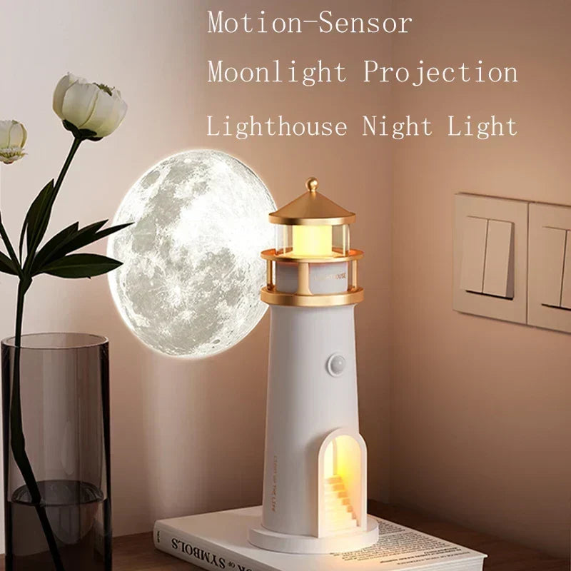 Moon Projection Night Light with Bluetooth Speaker