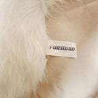 FORSWAN Soft White Faux Fur Area Rug for Kids and Adults