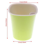 Self Watering Plastic Flower Pot in White