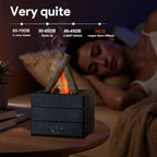 Aroma Humidifier Flame Diffuser with Remote Control