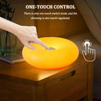 Doughnut LED Night Lamp with Touch Control and Warm Light