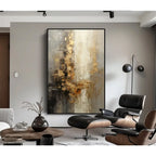 Hand Painted Acrylic Abstract Oil Painting Wall Decor