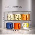 Acrylic Tea Set Storage Rack for Kitchen Countertops