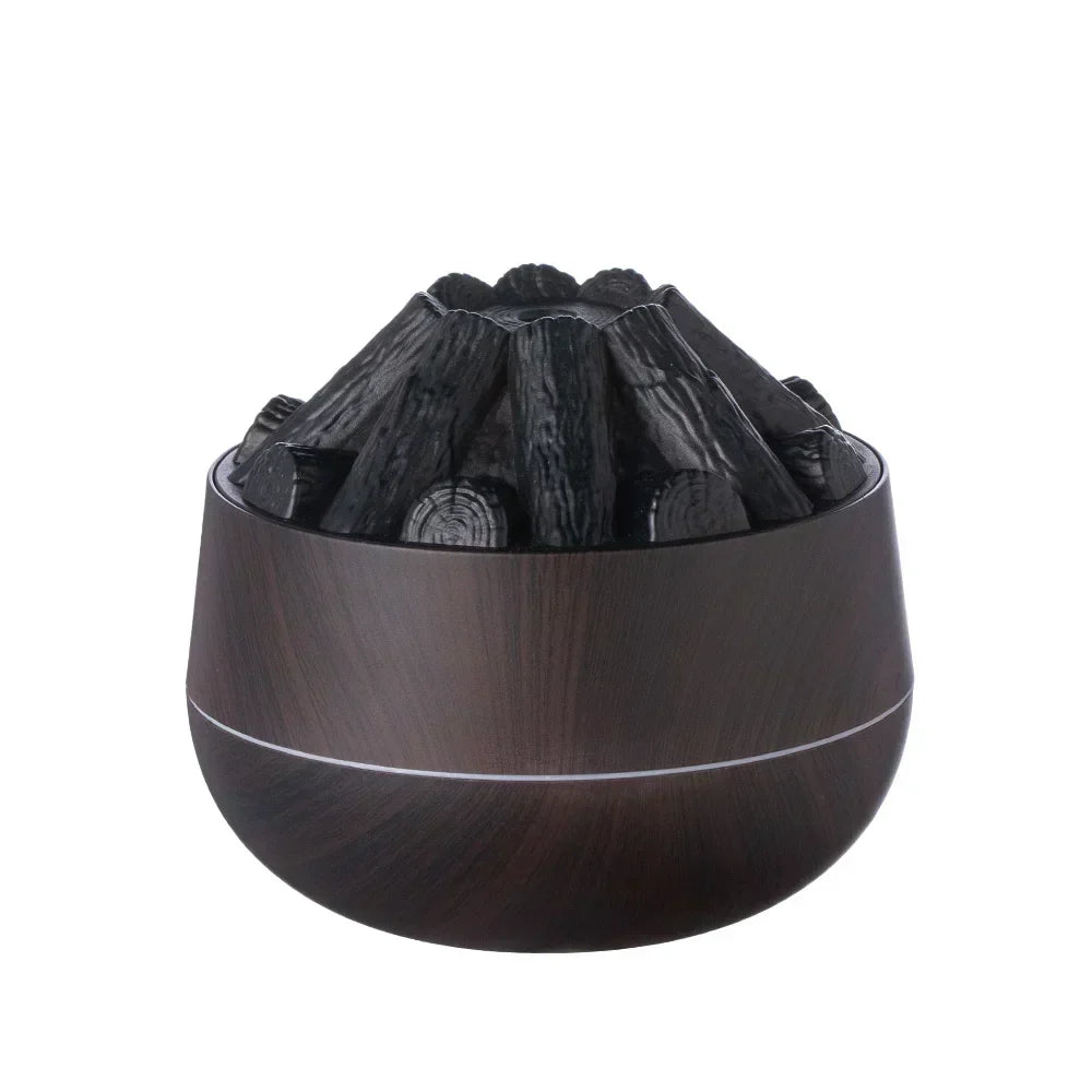 Charcoal Flame Essential Oil Diffuser 300ml Humidifier