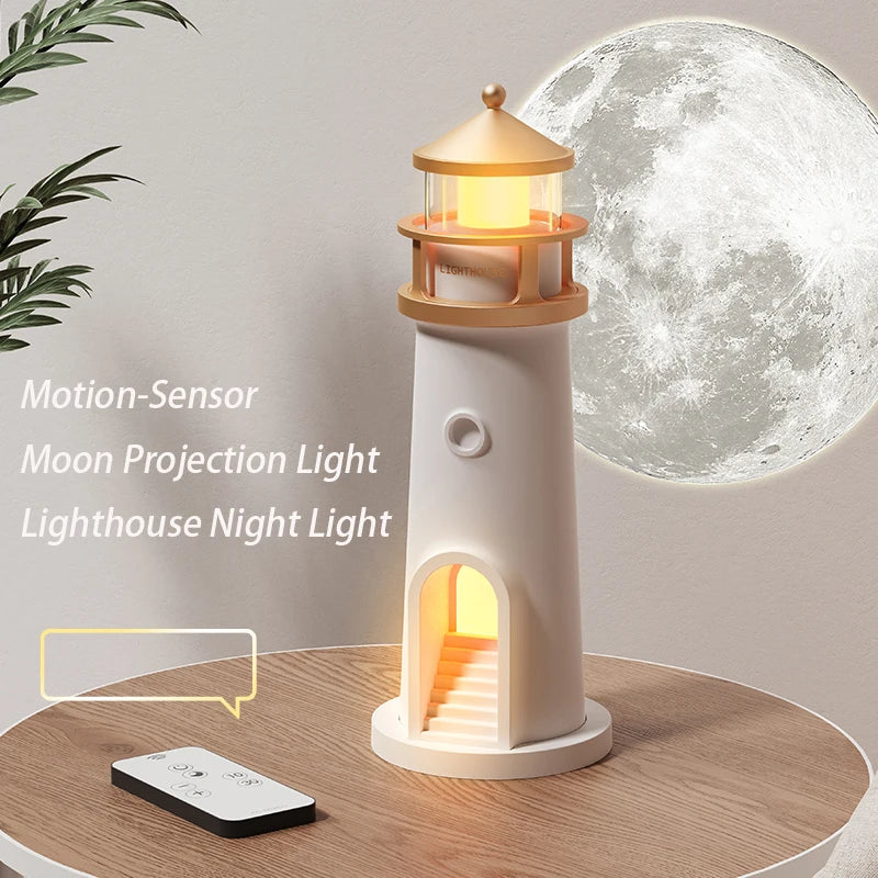 Moon Projection Night Light with Bluetooth Speaker