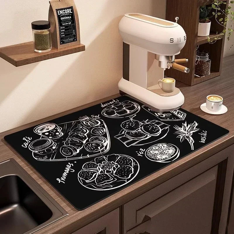 Waterproof Non-slip Coffee Machine Drain Pad Mat
