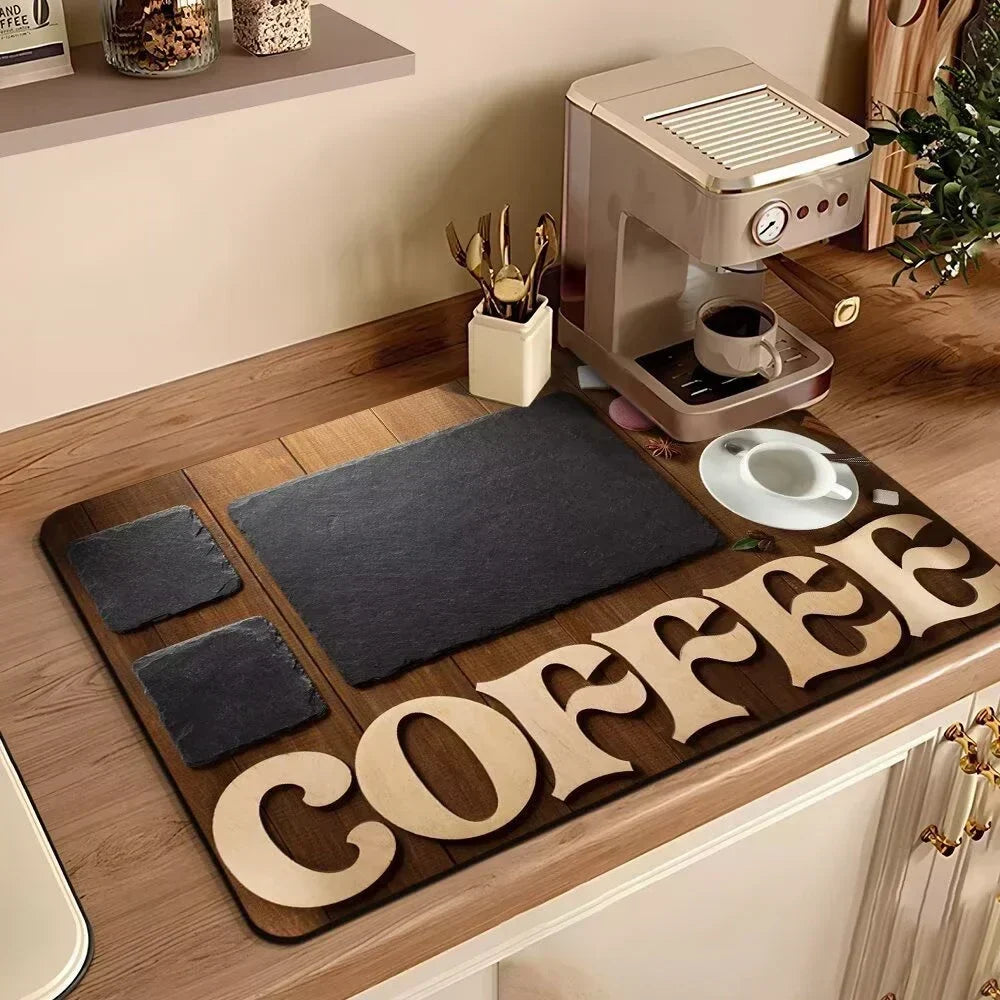 Waterproof Non-slip Coffee Machine Drain Pad Mat