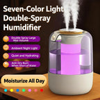 Seavidar Double Spray Humidifier with Ambient Light