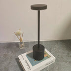 Black Metal LED Table Lamp with Touch Control