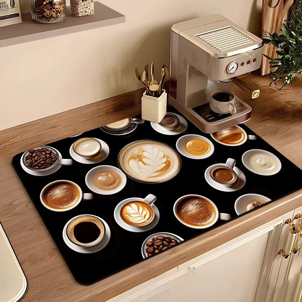 Waterproof Non-slip Coffee Machine Drain Pad Mat