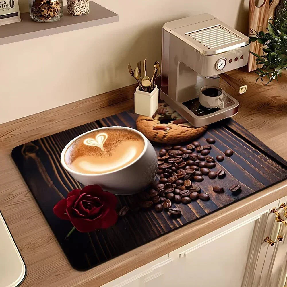 Waterproof Non-slip Coffee Machine Drain Pad Mat