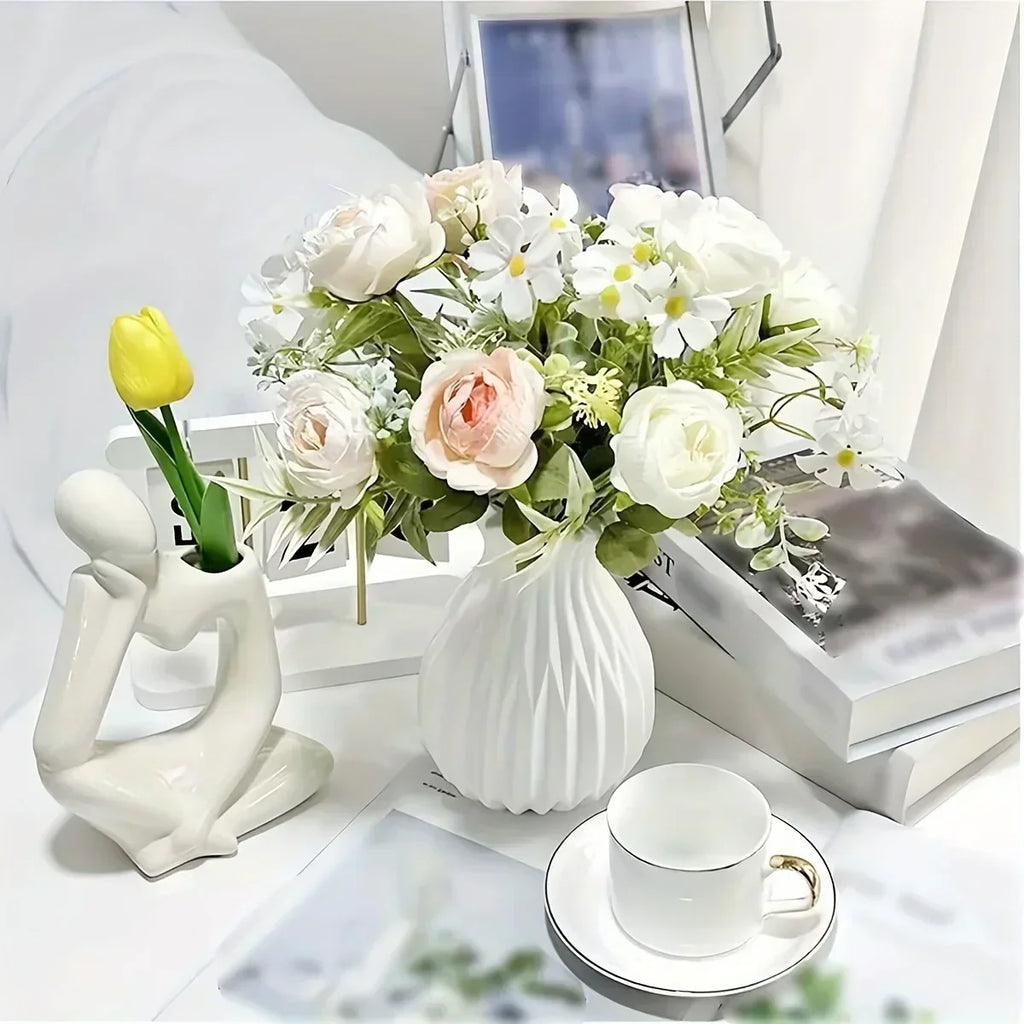 YOCITY Plastic Centerpiece Vase for Modern Decor