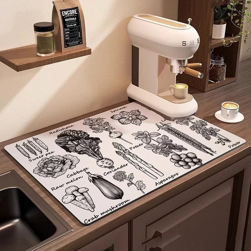 Waterproof Non-slip Coffee Machine Drain Pad Mat