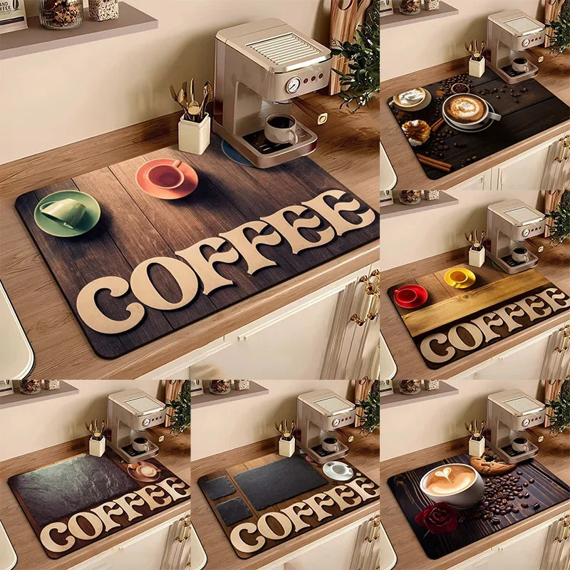 Waterproof Non-slip Coffee Machine Drain Pad Mat