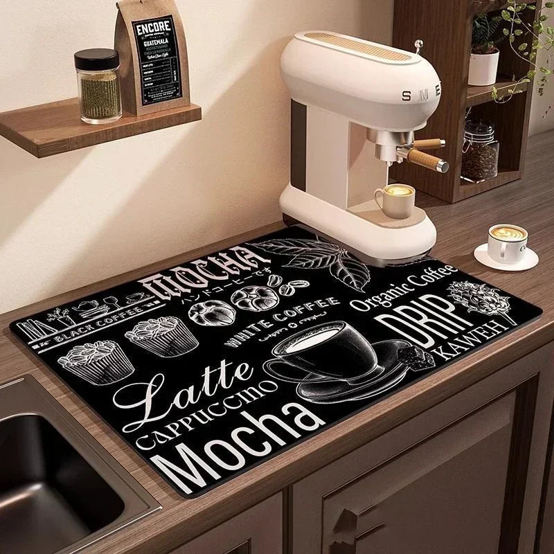 Waterproof Non-slip Coffee Machine Drain Pad Mat