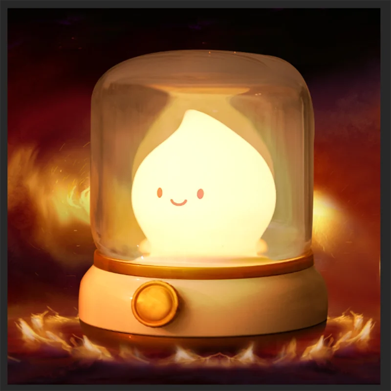 Cute LED Night Lamp Portable Cartoon Table Lamp