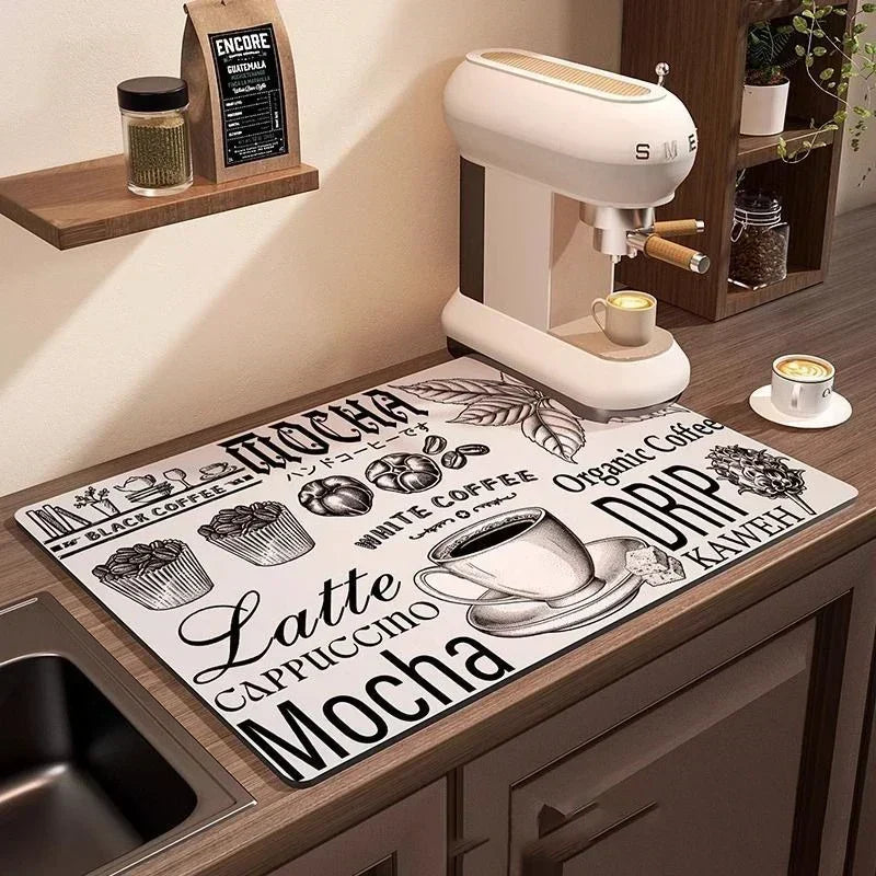 Waterproof Non-slip Coffee Machine Drain Pad Mat