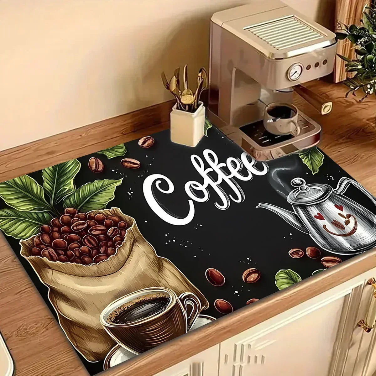 Waterproof Non-slip Coffee Machine Drain Pad Mat