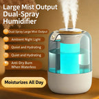 Seavidar Double Spray Humidifier with Ambient Light