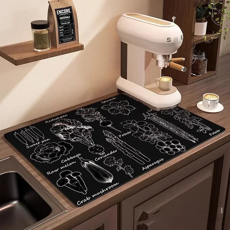 Waterproof Non-slip Coffee Machine Drain Pad Mat