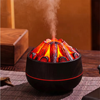 Charcoal Flame Essential Oil Diffuser 300ml Humidifier